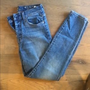7 for all mankind jeans high waist skinny ankle